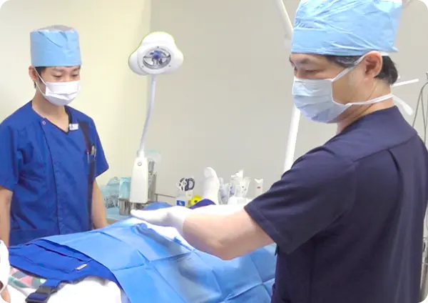 包茎手術は全て男性医師が担当