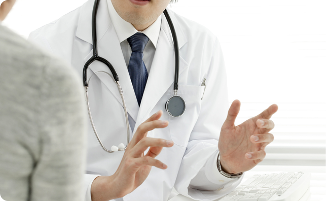 医師による丁寧な診察